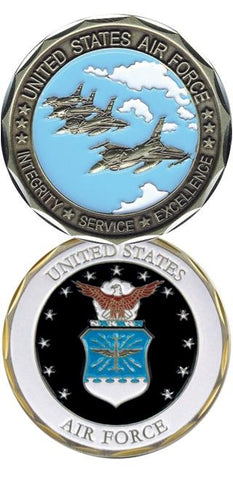 US Air Force logo challenge coin - Saunders Military Insignia