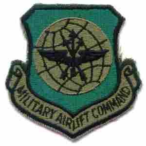 US Air Force Military Airlift Command Color Patch Emblem