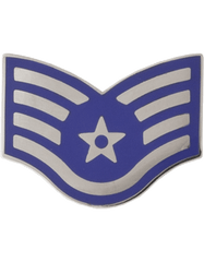 US Air Force Staff Sergeant metal chevron - Saunders Military Insignia