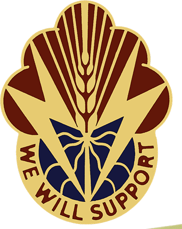 US Army 100th Supply and Service Unit Crest - Saunders Military Insignia
