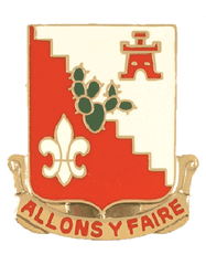 US Army 109th Engineer Battalion Unit Crest - Saunders Military Insignia