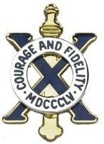 US Army 10th Infantry Regiment Unit Crest - Saunders Military Insignia