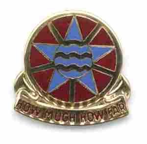 US Army 1144th Transportation Battalion Unit Crest - Saunders Military Insignia