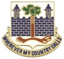 US Army 118th Infantry ARNG SC Unit Crest