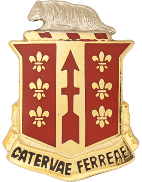 US Army 121st Field Artillery Unit Crest