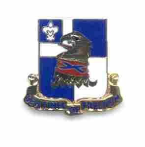 US Army 122nd Infantry Regiment Unit Crest