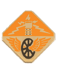 US Army 124th Signal Battalion Rare Unit Crest - Saunders Military Insignia
