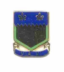 US Army 127th Field Artillery Unit Crest