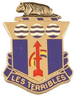 US Army 127th Infantry Regiment Unit Crest - Saunders Military Insignia