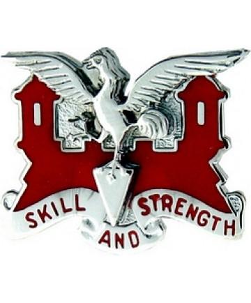 US Army 130th Engineer Battalion Unit Crest - Saunders Military Insignia