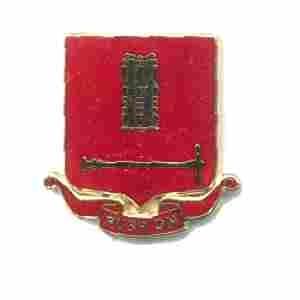 US Army 136th Field Artillery Unit Crest