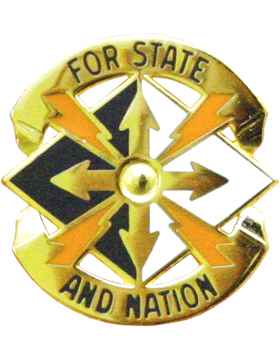 US Army 142nd Signal Battalion Unit Crest - Saunders Military Insignia