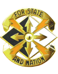 US Army 142nd Signal Battalion Unit Crest - Saunders Military Insignia