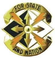 US Army 142nd Signal Brigade Unit Crest - Saunders Military Insignia