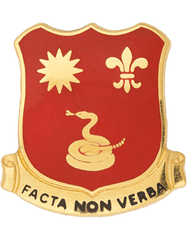 US Army 143rd Field Artillery Battalion Unit Crest - Saunders Military Insignia