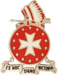 US Army 14th Field Artillery Battalion Unit Crest - Saunders Military Insignia
