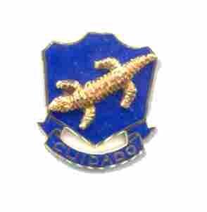 US Army 153rd Field Artillery -left facing Unit Crest - Saunders Military Insignia