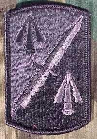 US Army 158th Infantry Brigade ACU Patch With Velcro - Saunders Military Insignia