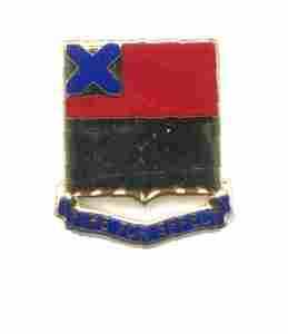 US Army 166th Field Artillery unit crest