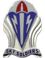 US Army 173rd Airborne Brigade unit crest - Saunders Military Insignia