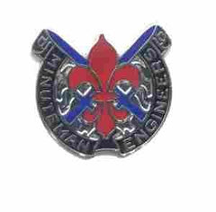 US Army 181st Engineer Battalion Unit Crest - Saunders Military Insignia