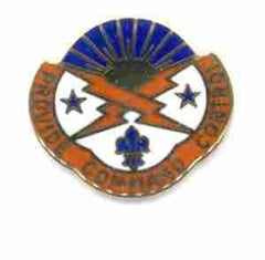 US Army 187th Signal Brigade Unit Crest - Saunders Military Insignia