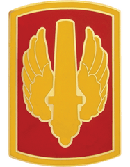 US Army 18th Fire Brigade Combat Service Identification Badge - Saunders Military Insignia