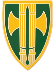 US Army 18th Military Police Brigade Combat Service Identification Badge - Saunders Military Insignia