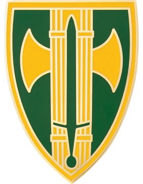 US Army 18th Military Police Brigade Combat Service Identification Badge - Saunders Military Insignia