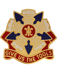 US Army 192nd Engineer Battalion Conneticut National Guard unit crest - Saunders Military Insignia