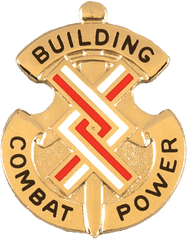 US Army 20th Engineer Brigade Unit Crest - Saunders Military Insignia