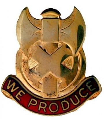 US Army 227th Maintenance Battalion unit crest - Saunders Military Insignia