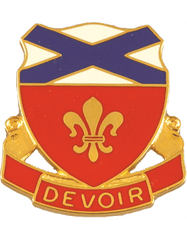 US Army 242nd Engineer Battalion Unit Crest - Saunders Military Insignia