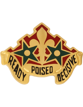 US Army 252nd Armor Unit Crest - Ready Poised Decisive