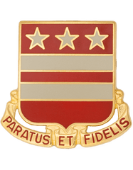 US Army 258th Field Artillery Unit Crest - Saunders Military Insignia