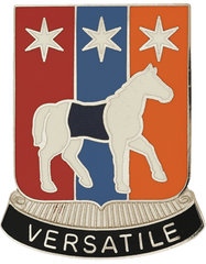 US ARMY 27th Infantry Brigade Special Troops Battalion Unit Crest Left Facing-1 - Saunders Military Insignia