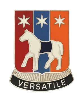 US ARMY 27th Infantry Brigade Special Troops Battalion Unit Crest Left Facing - Saunders Military Insignia