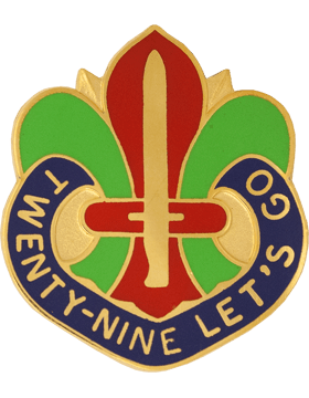 US Army 29th Infantry Division Unit Crest - Saunders Military Insignia