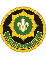 US Army 2nd Armor Cavalry Combat Service Identification Badge - Saunders Military Insignia