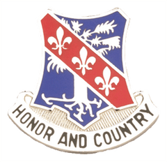 US Army 327th Infantry Regiment 'Honor and Country' Unit Crest - Saunders Military Insignia
