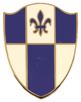 US Army 345th Regiment Unit Crest