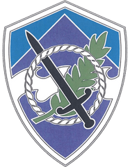 US Army 350th Civil Affairs Command Combat Service Identification Badge - Saunders Military Insignia
