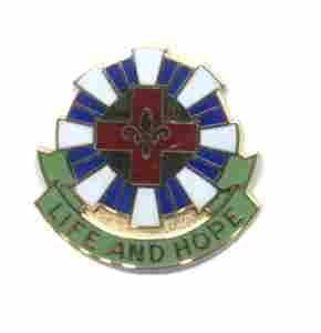 US Army 376th Combat Support Hospital Unit Crest - Saunders Military Insignia