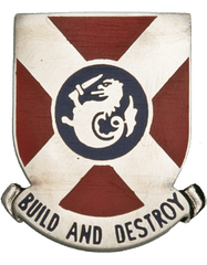 US Army 391st Engineer Battalion Unit Crest - Saunders Military Insignia