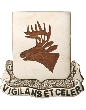 US Army 395th Infantry Regiment Unit Crest - Saunders Military Insignia