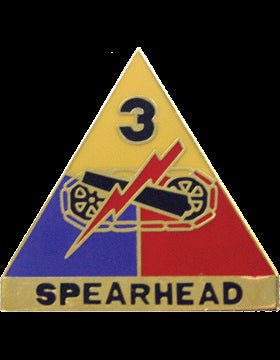 US Army 3rd Armored Division Unit Crest SPEARHEAD - Saunders Military Insignia