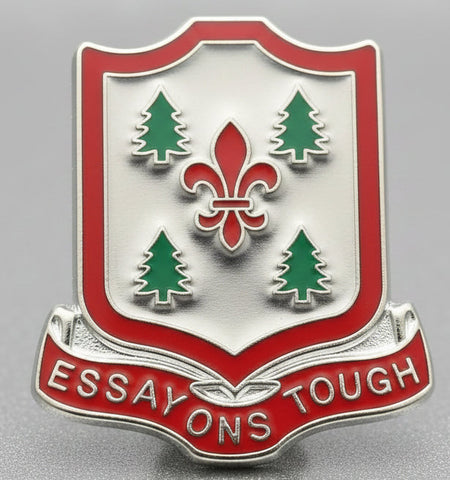 US Army 43rd Engineer Battalion Unit Crest - Saunders Military Insignia