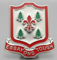 US Army 43rd Engineer Battalion Unit Crest - Saunders Military Insignia