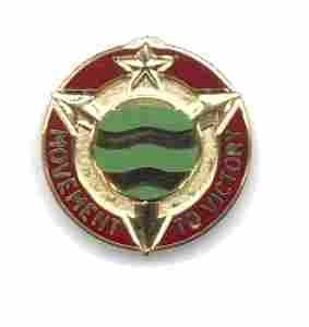 US Army 457th Transportation Battalion Unit Crest