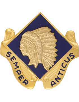 US Army 45th Infantry Brigade left facing Unit Crest